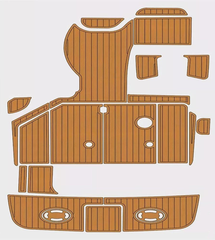 1997 - 2001 Sea Ray 290 Sundancer Cockpit & Swim platform Pad EVA Foam Deck - HJDECK