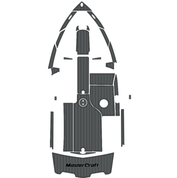 2006 - 2012 MASTERCRAFT X15 EVA Foam Faux Teak Boat Deck Flooring - HJDECK