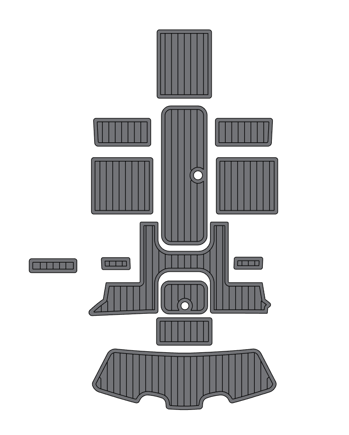 2007 - 2011 Sea Doo Challenger 180 EVA Foam Boat Flooring Swim Platform & Cockpit Pad - HJDECK