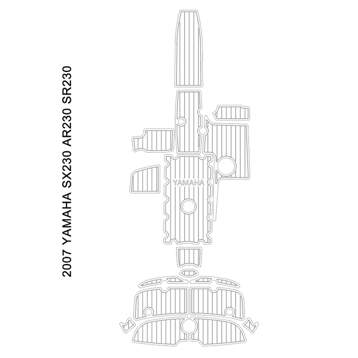 2007 Yamaha SX/SR/AR 230 EVA Foam Deck Flooring 3M Adhesive Backing - HJDECK