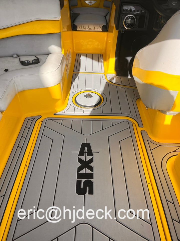 2015 - 2017 Axis A22 Cockpit 1/4" 6mm Boat EVA Flooring Teak Floor Non - slip Mat - HJDECK