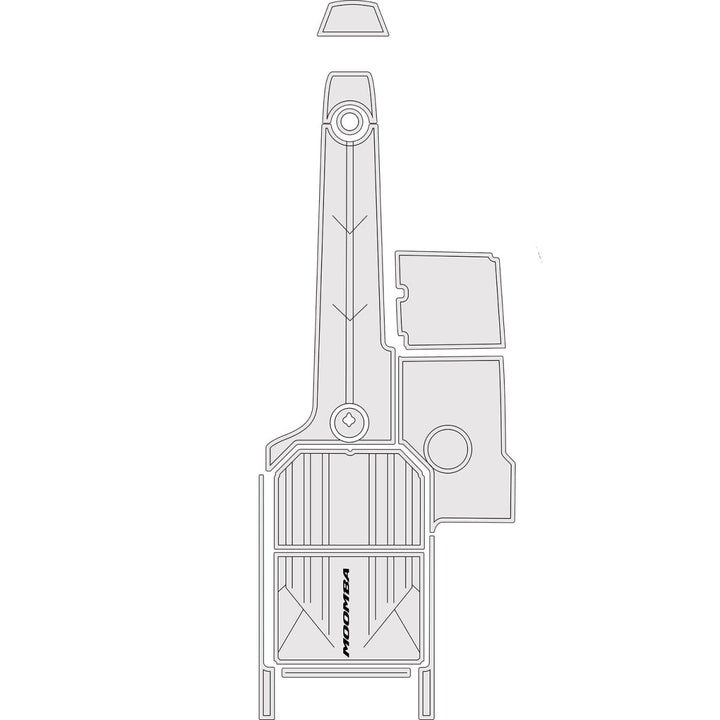 2016 - 2018 MOOMBA CRAZ EVA Foam Boat Flooring with 3M Adhesive - HJDECK