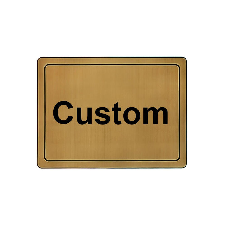 Custom Engraved Name Plate Pad for Boat - HJDECK