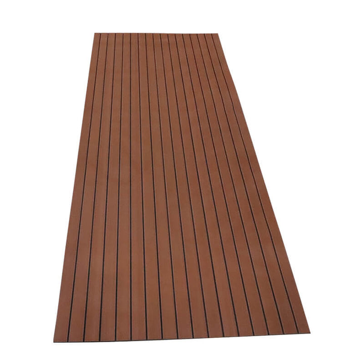 HJDECK Faux Teak Boat Flooring for Pontoon Boat 94.5"x35.4" - Canada Warehouse - HJDECK