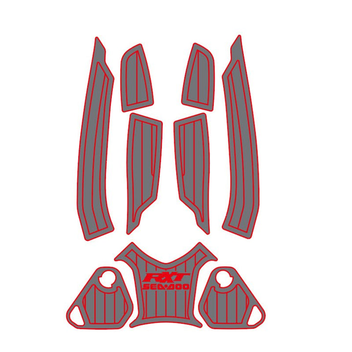 Jet Ski Traction Mats EVA Foam Flooring Kits for Sea Doo RXT GTX Wake Pro - HJDECK