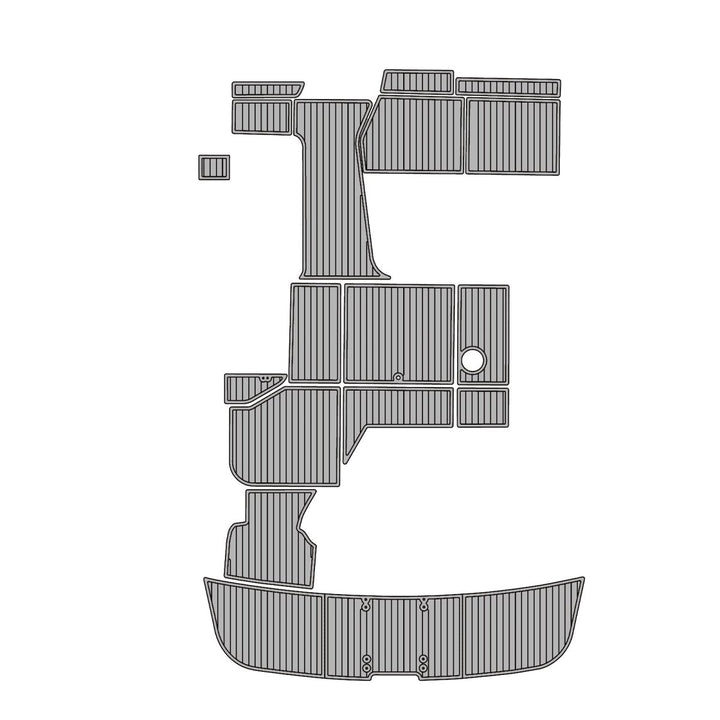 1996 Sea Ray Sundancer EVA Foam Faux Teak Boat Deck MatteMarine Flooring Marine Boat Decking Carpet Leaf Yacht Vehicle Pad - HJDECK