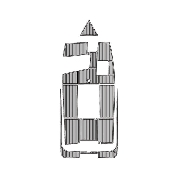 1998 MALIBU RESPONSE EVA Foam Faux Teak Boat Deck MatteMarine Flooring Marine Boat Decking Carpet Leaf Yacht Vehicle Pad - HJDECK