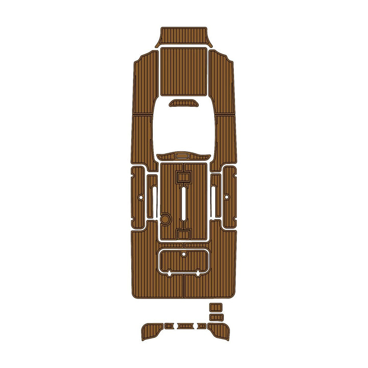 2006 GLASSSTREAM 328 SCX EVA Foam Faux Teak Boat Deck MatteMarine Flooring Marine Boat Decking Carpet Leaf Yacht Vehicle Pad - HJDECK