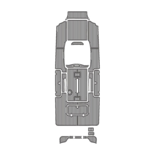 2006 GLASSSTREAM 328 SCX EVA Foam Faux Teak Boat Deck MatteMarine Flooring Marine Boat Decking Carpet Leaf Yacht Vehicle Pad - HJDECK