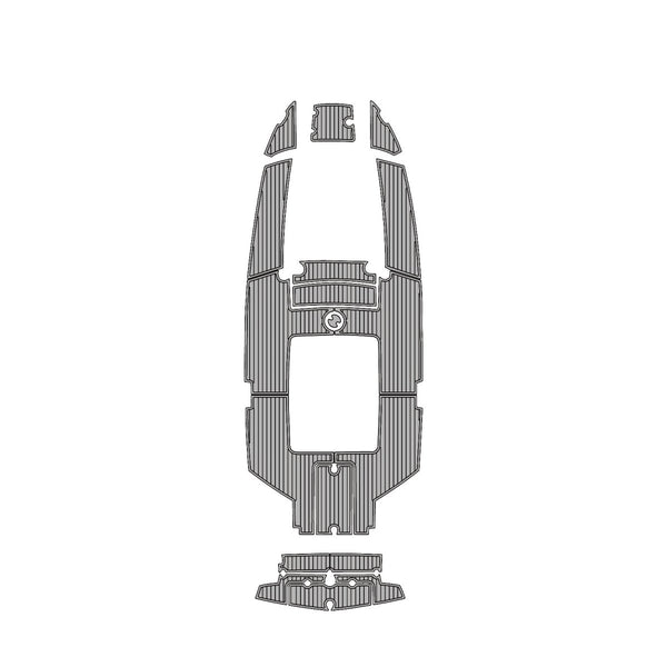 2009 MasterCraft CSX 220 EVA Foam Faux Teak Boat Deck MatteMarine Flooring Marine Boat Decking Carpet Leaf Yacht Vehicle Pad - HJDECK