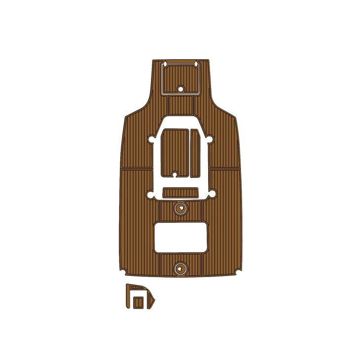 2022 Pathfinder 2600 EVA Foam Faux Teak Boat Deck MatteMarine Flooring Marine Boat Decking Carpet Leaf Yacht Vehicle Pad - HJDECK