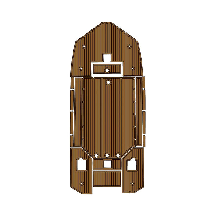 2023 Tracker 1564 EVA Foam Faux Teak Boat Deck MatteMarine Flooring Marine Boat Decking Carpet Leaf Yacht Vehicle Pad - HJDECK