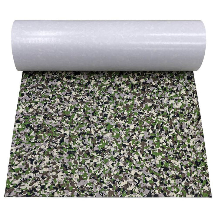 Brushed Texture Camo EVA Foam Boat Decking Mat Self-Adhesive Marine Carpet Flooring Sheet 94.5"x35.4" - HJDECK